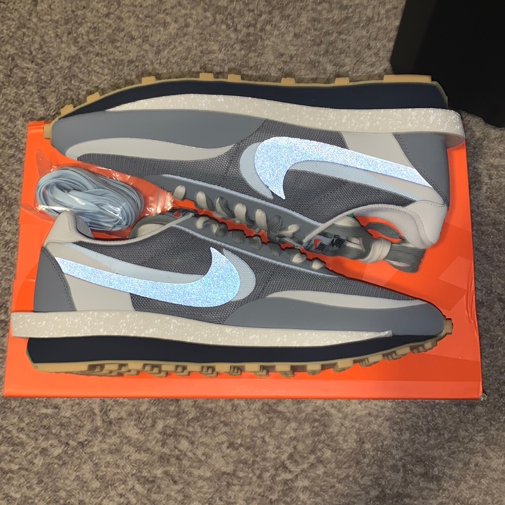 Sacai waffle x clot kiss of death Grey